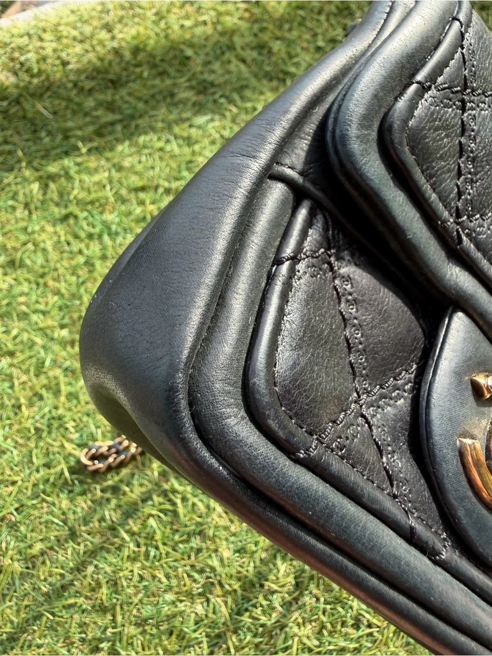 RARE Chanel Sheriff's Star Mini Classic Flap Bag